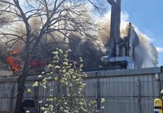 Пожар в хипермаркет Тарита вдигна на крак огнеборците в ПазарджикПожарът