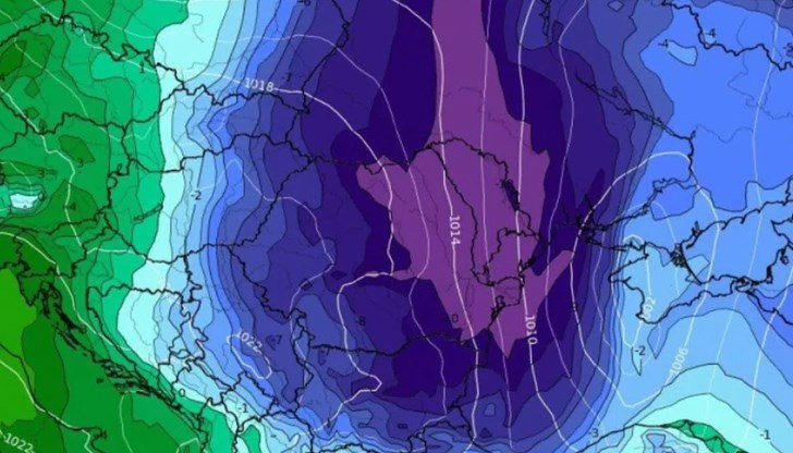 Студен атмосферен фронт връхлита България на 10 април Студен атмосферен фронт връхлита България на 10 април