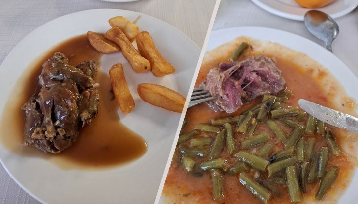 Дамата публикува снимки на порциите, директорът отрича обвиненията Дамата публикува снимки на порциите, директорът отрича обвиненията