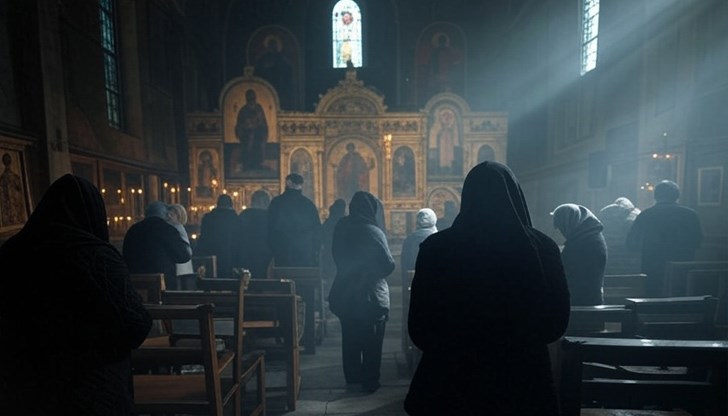 Вярващите се събират в храмовете, за да почетат деня на разпятието и смъртта на Исус Христос
