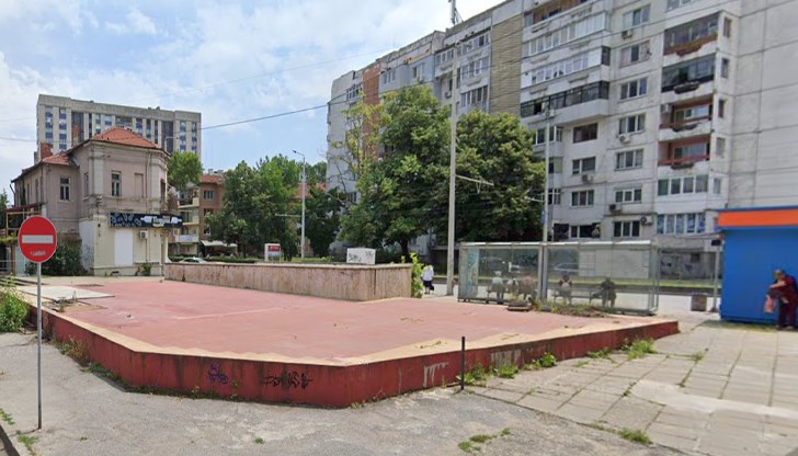 Обектът ще бъде разположен зад спирката на СБА Обектът ще бъде разположен зад спирката на СБА