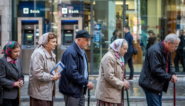 Броят на пенсионерите се е увеличил с почти 15 000 души за една година