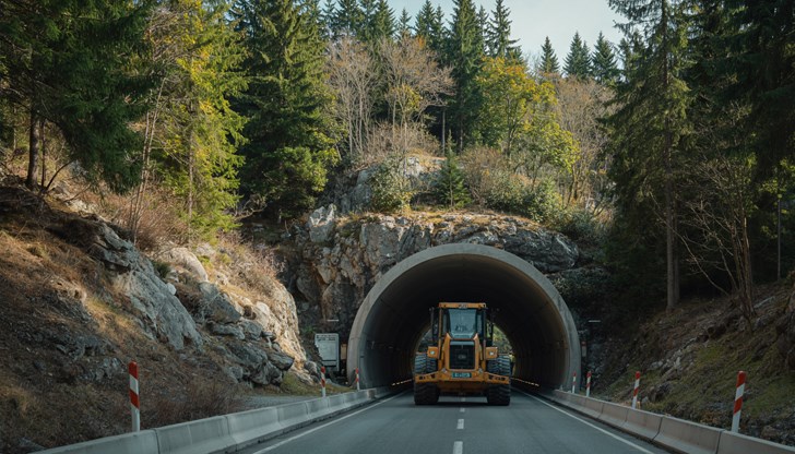 Строителството започва от северната страна на прохода