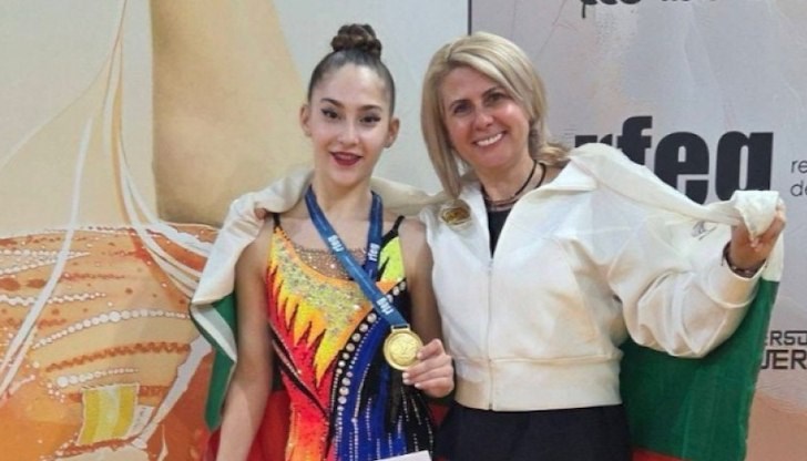 Възпитаничката на "Елит" се наложи над 160 испански гимнастички