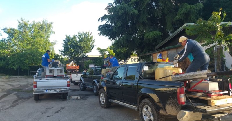 Обработката обхваща 11 населени места на площ от над 15