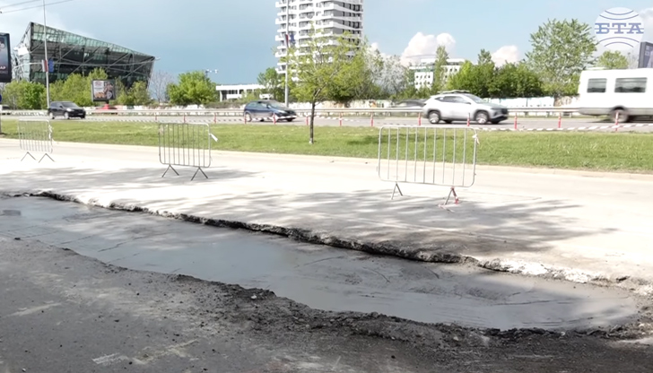Аварията на булевард Цариградско шосе вероятно е свързана със строежа