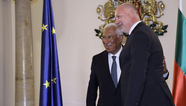 Росен Желязков води председателя на Европейския съвет в Арсенал и