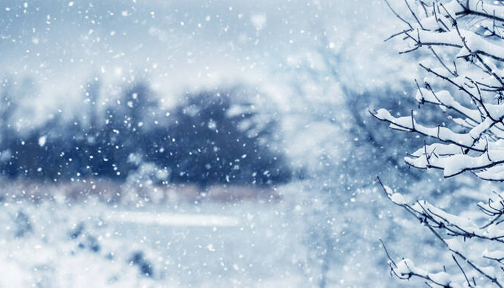 Снегът на острова е рядко явление, а по това време