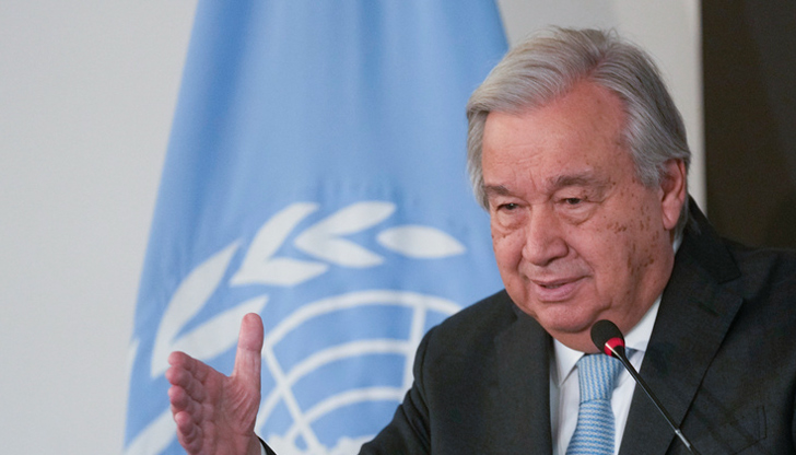 Генералният секретар на ООН отдаде почит на починалия днес понтифик,