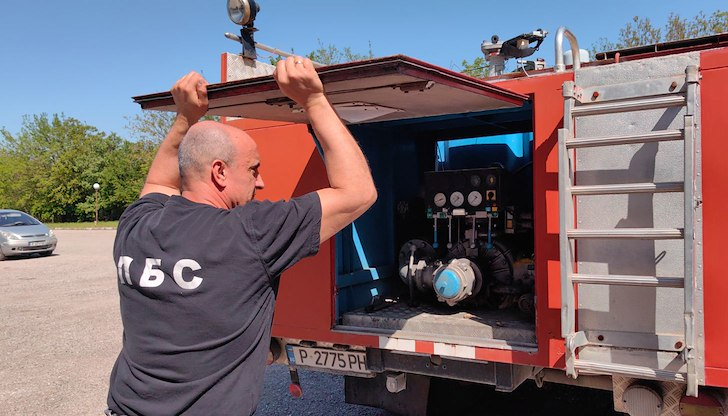 Специализираните пожарни коли са Татра“ и Шкода“Русенската пожарна служба организира