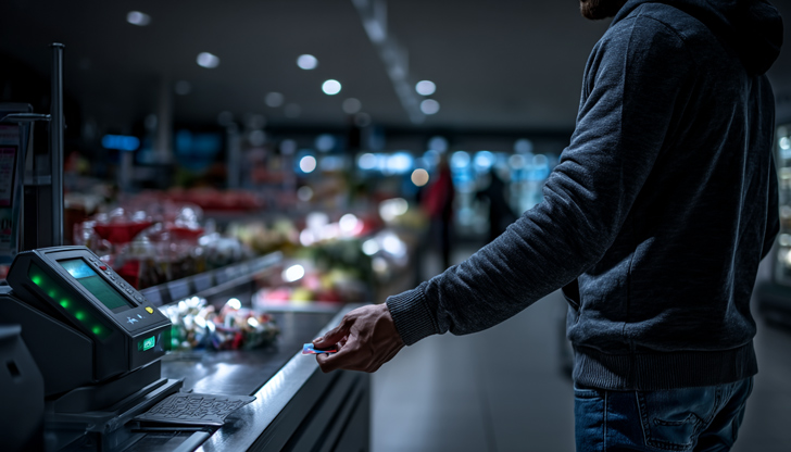 Измамникът е заснет от камери при пазаруване с чуждата картаКриминалисти