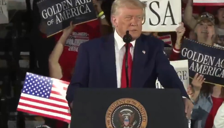 Американският президент отбеляза юбилея с мащабен митинг в МичиганДоналд Тръмп