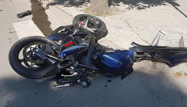 За последната седмица това е втората тежка катастрофа с моторист