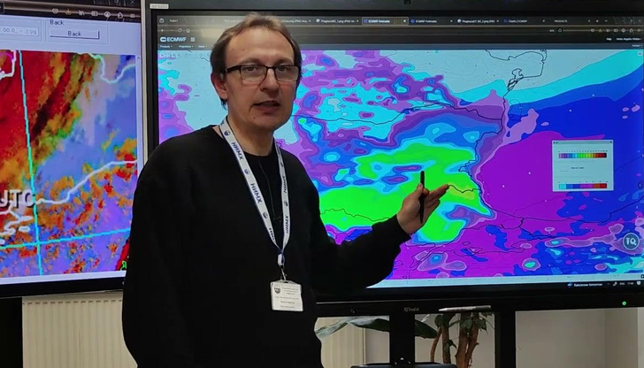 Метеоролозите прогнозират затопляне едва в края на седмицатаСпоред вечерния метеорологичен