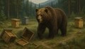 Мечка преобърна пчелни кошери над село Тушовица