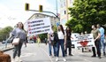 Медицински сестри протестират пред министерството на здравеопазването