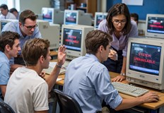 Ученици от цялата страна съобщават за проблеми с ДЗИ по