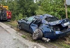 На същия участък преди две години имаше фатална катастрофаПътнотранспортно произшествие