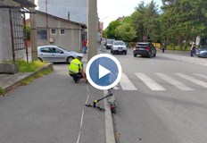 Шофьорът твърди че тротинетката се е появила внезапно с висока