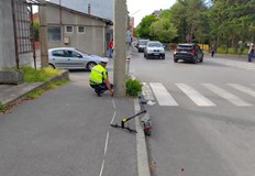 Младият мъж е настанен в болница с фрактура на ключица