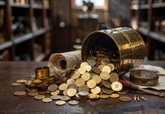 Близо четири килограма златни монети и бижута от различни епохи