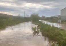 Екипи на пожарната изпомпват вода от дворовете на жителитеСело Смилец