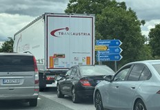 Километрични колони на Тракия в района на Пловдив затруднения и