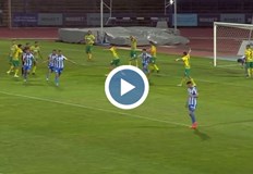 Милчо Ангелов откри резултата за гостите Камен Хаджиев изравни в