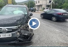 Причината за катастрофата е неспазване на дистанцияВерижна катастрофа стана днес