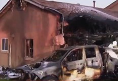 Жителите на няколко квартала са евакуираниЧастен самолетCessna 550 се разби