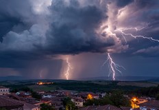 Градушки и проливни дъждове заплашват северната БългарияОпасни метеорологични условия ще