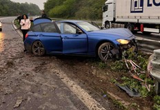 Инцидентът е в района на отбивката за ОсиковицаТежка катастрофа е