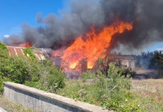 Пожарникари спасиха три котета и предотвратиха разпространението на огъня в