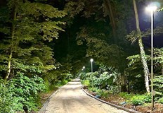 Община Русе обнови осветлението в Лесопарка със собствени средстваОбщина Русе