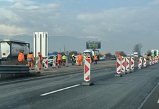Две отсечки на магистралата са с нова организация на движението