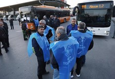 Стачката на шофьорите оставя столицата без автобуси трамваи и тролеи