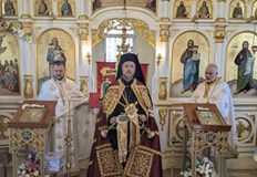 Епископ Макарий отслужи архиерейска литургия в храм Възнесение Господне Днес 29