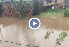 За 10 минути над селото се изсипаха над 30 литра