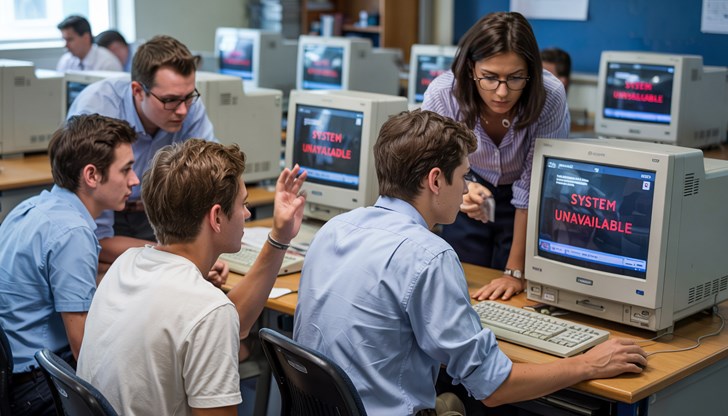 Ученици от цялата страна съобщават за проблеми с ДЗИ по ИТ