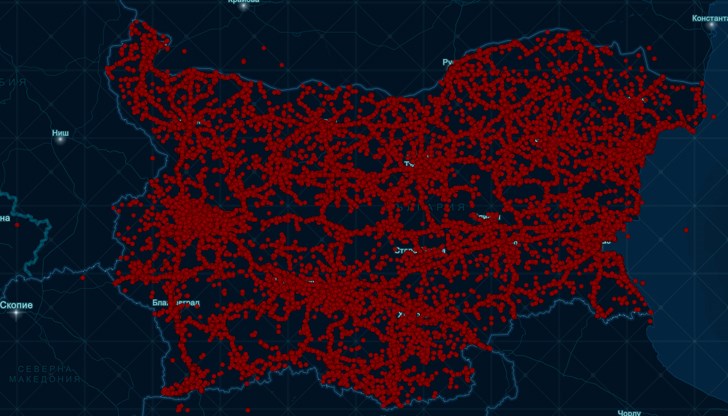 Ученик създаде интерактивна карта на катастрофите в България