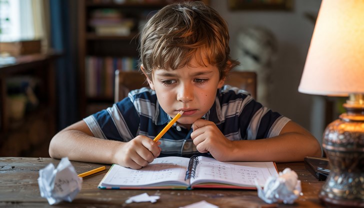 Ново проучване: Трудните домашни по математика вредят на децата Ново проучване: Трудните домашни по математика вредят на децата
