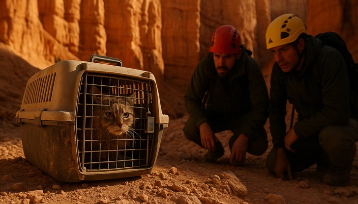 Четириногият домашен любимец беше открит в транспортна клетка, мръсен и с драскотини / снимката е илюстративна /