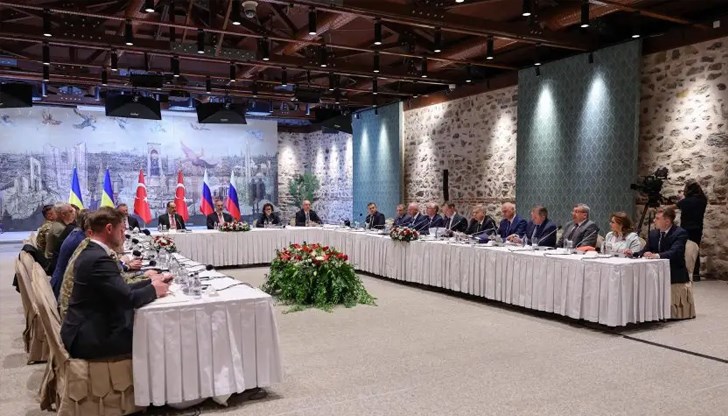 Започна срещата между руската и украинската делегация в Истанбул Започна срещата между руската и украинската делегация в Истанбул