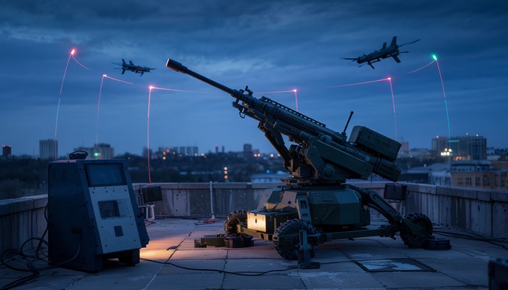 Системата Sky Sentinel може да се справя с дронове и ракети без човешка намеса Системата Sky Sentinel може да се справя с дронове и ракети без човешка намеса