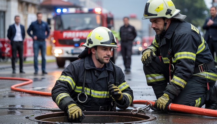 Екипите на РДПБЗН реагираха и на наводнени помещения в Сеново и пътен инцидент край града