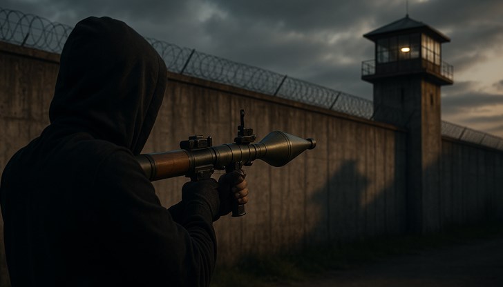 Съучастници е трябвало да разчистят пътя за бягство чрез гранатомет Съучастници е трябвало да разчистят пътя за бягство чрез гранатомет