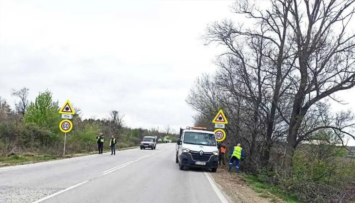 Опасният завой, отнел живота на 12-годишното момиченце засега е само с нови знаци и нова хоризонтална маркировка