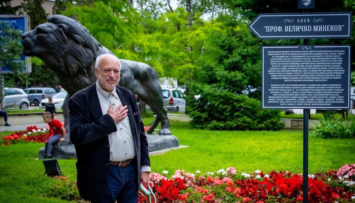 Синът на видния скулптор присъства на тържествената церемония