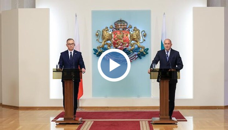 Анджей Дуда приветства увеличаването на българския бюджет за отбрана по време на срещата с Румен Радев