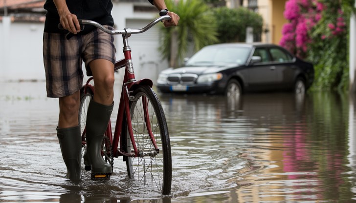 Спешна нощна акция спаси къщи от наводнение в Сандрово Спешна нощна акция спаси къщи от наводнение в Сандрово